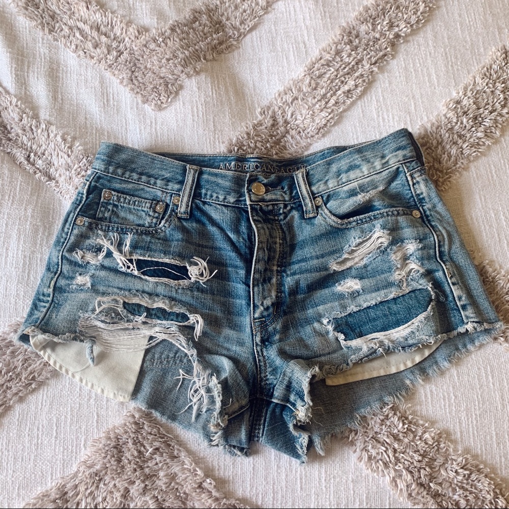 American Eagle Vintage Hi-rise Festival Shorts